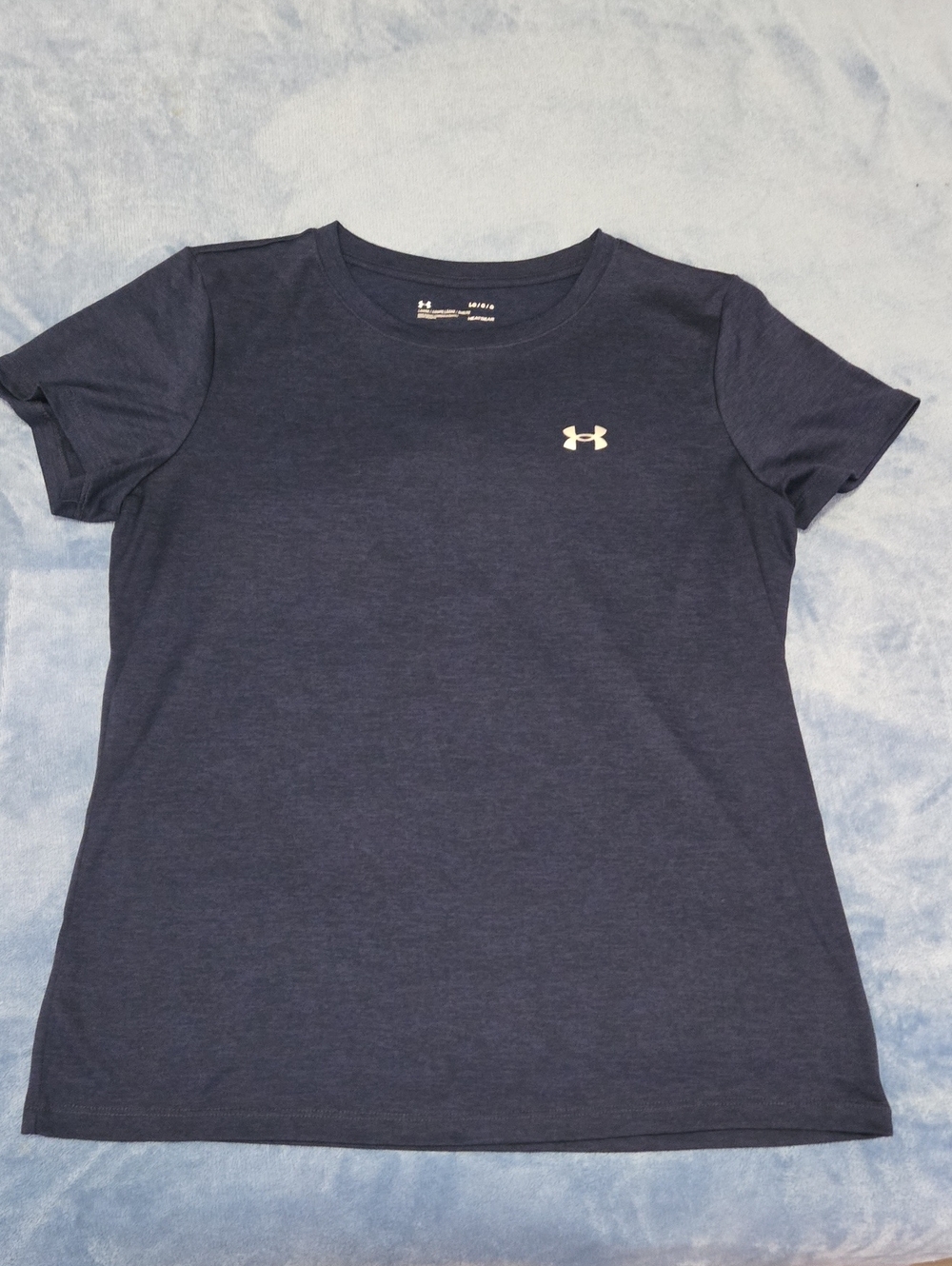 Under Armour Navy Short Sleeve Performance Tee - Men's Sz Large